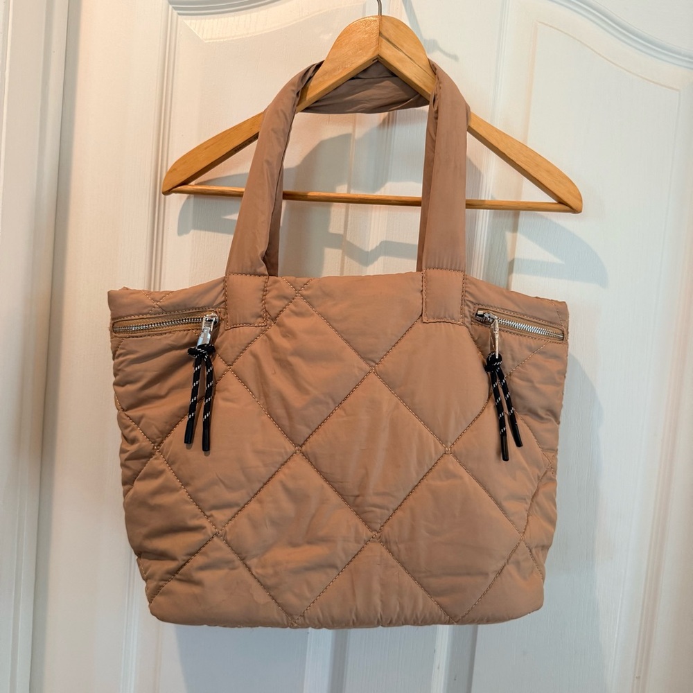 Anthropologies- Urban Fit by Urban Expression - Light Quilted Puffer Tote